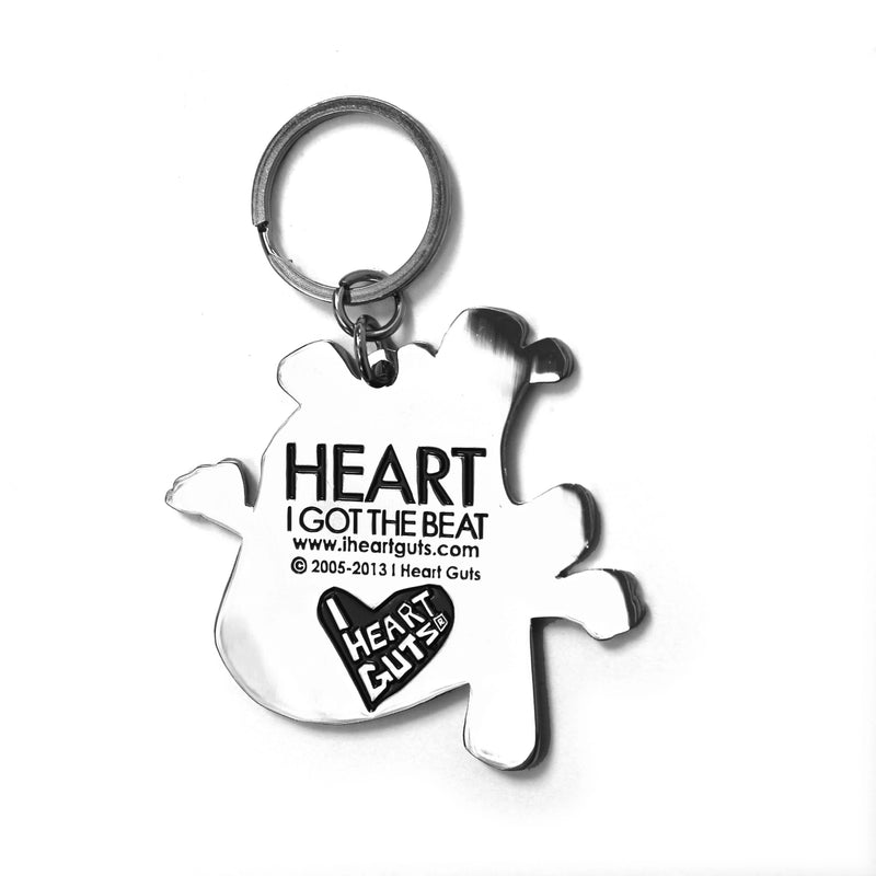 Sleutelhanger hart - I got the beat