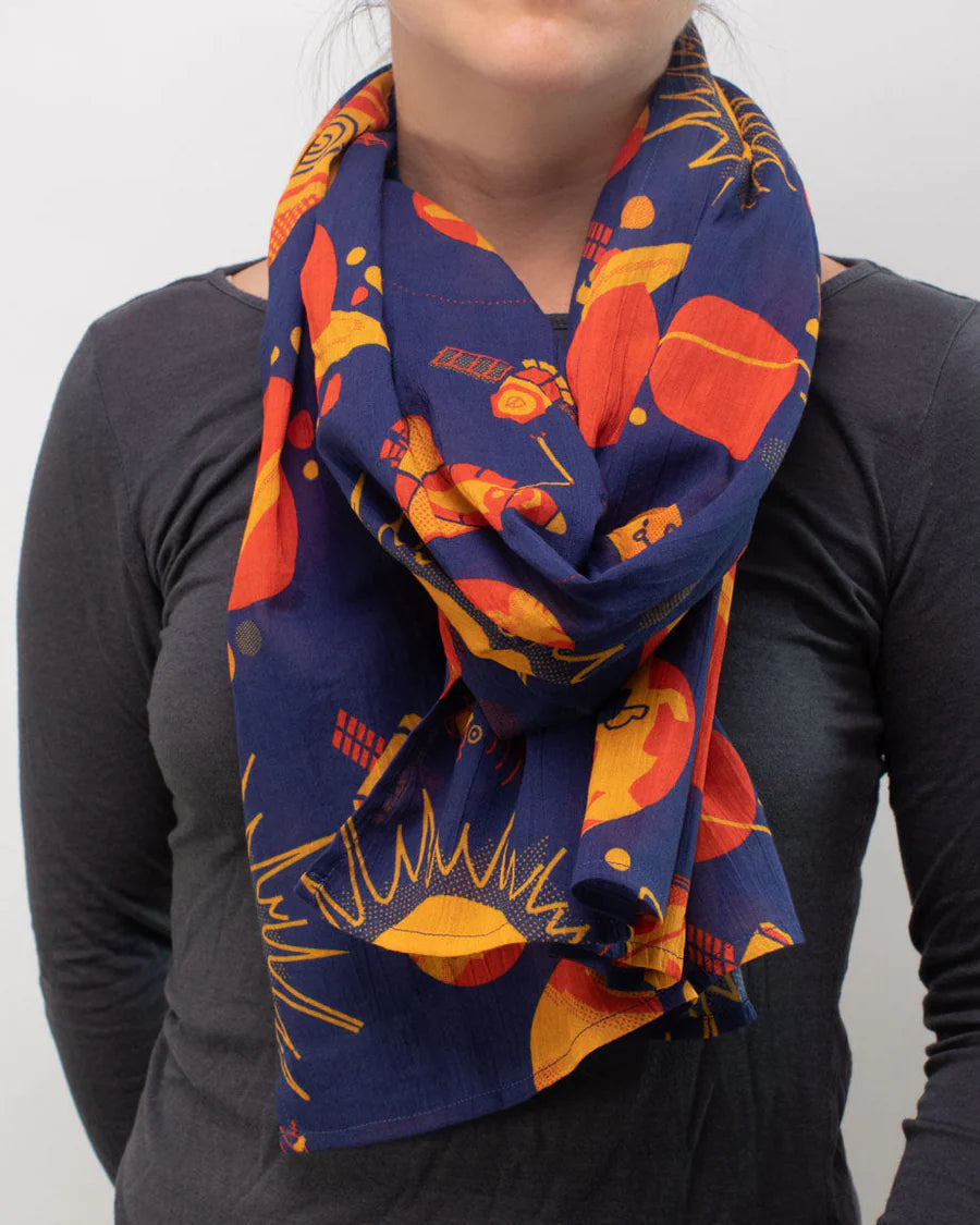 Scarf retro astronomy