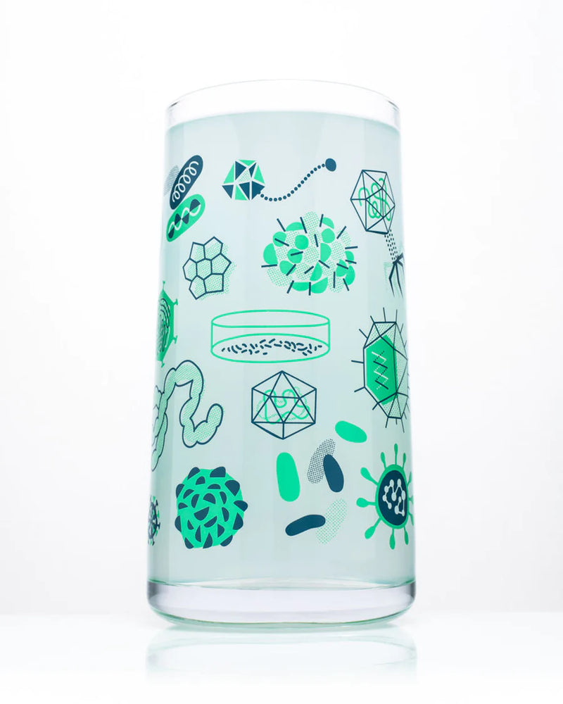 Glas retro microbiologie