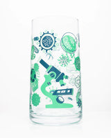 Glas retro microbiologie