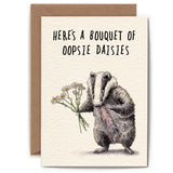 Wenskaart “Bouquet of Oopsie Daisies”