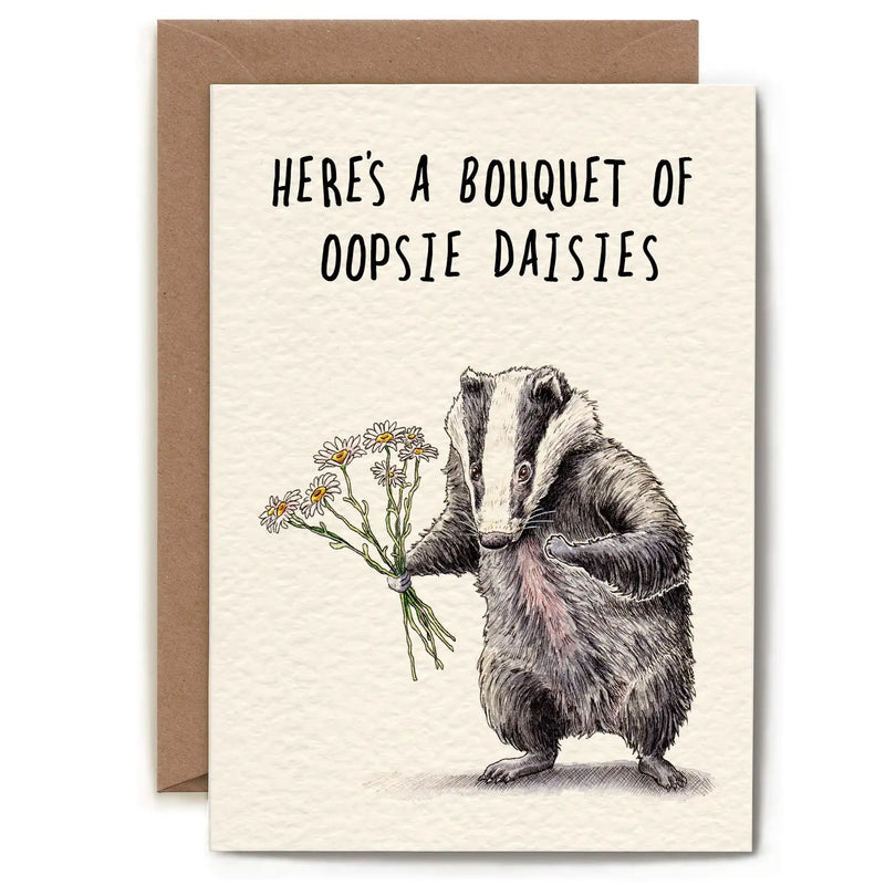 Wenskaart “Bouquet of Oopsie Daisies”