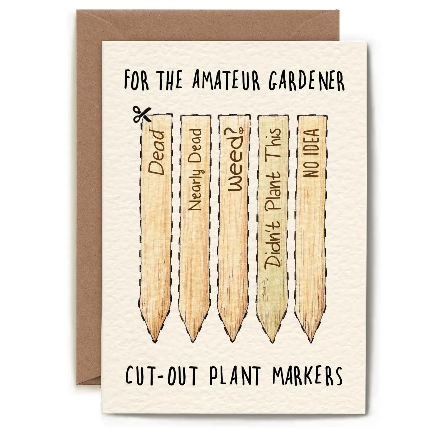 Wenskaart “Amateur Gardener”