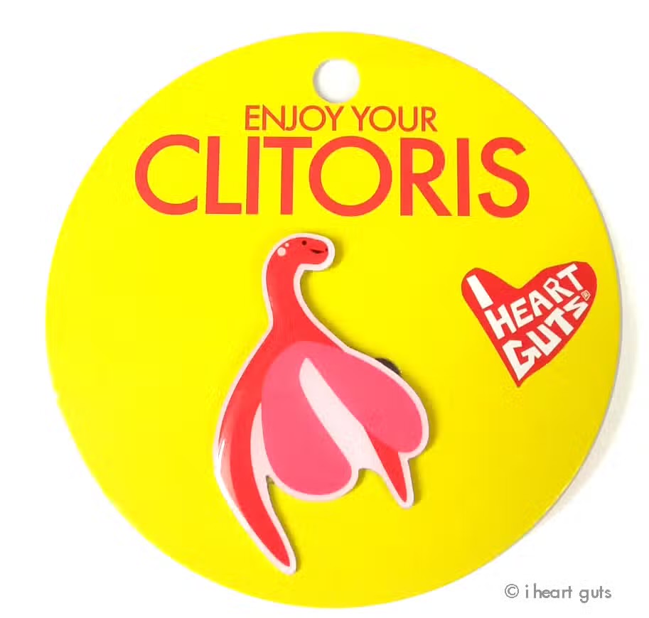 Brooch Clitoris - Enjoy Your Clitoris