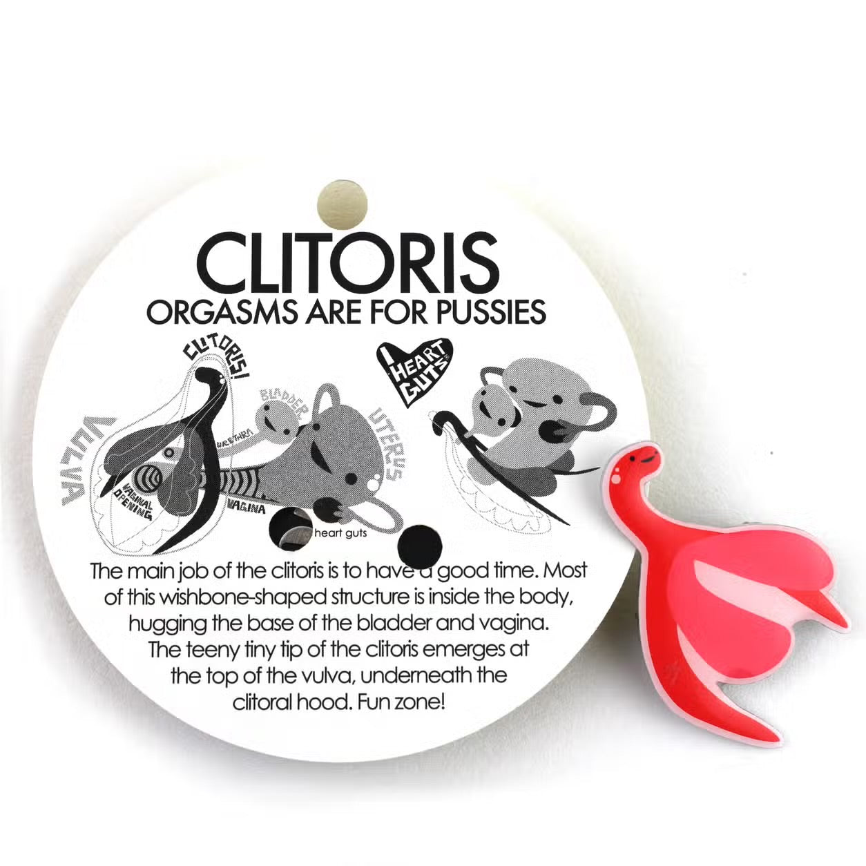 Brooch Clitoris - Enjoy Your Clitoris