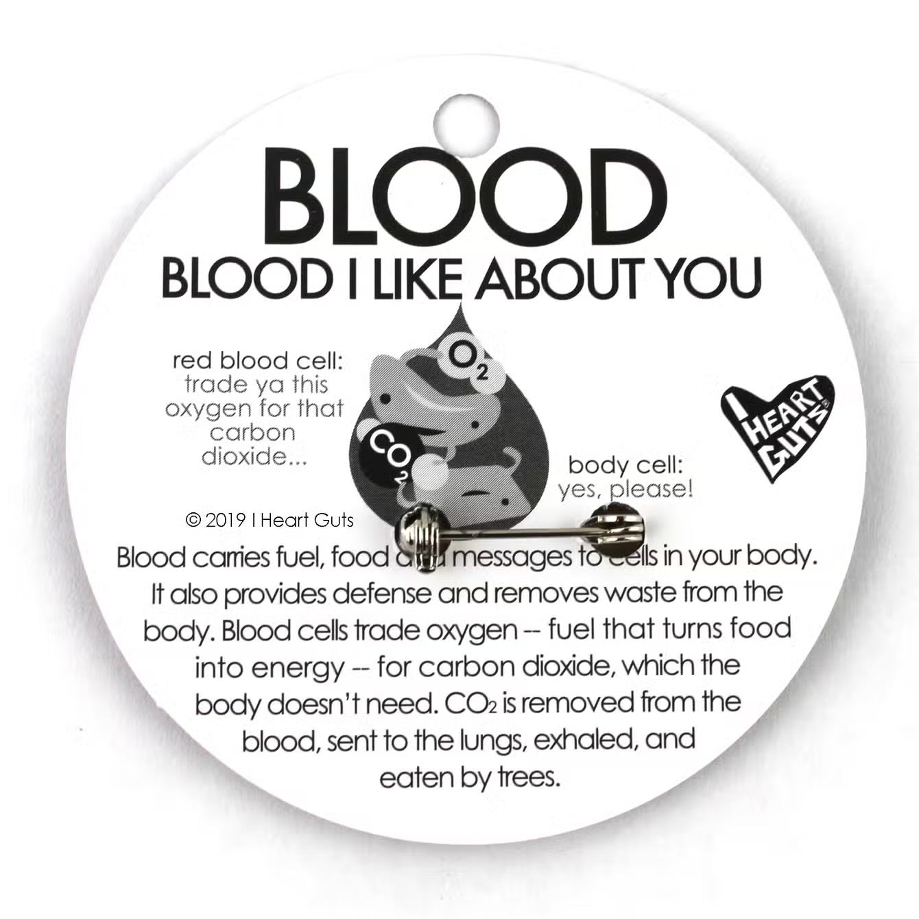 Broche bloed - “All You Bleed is Blood”