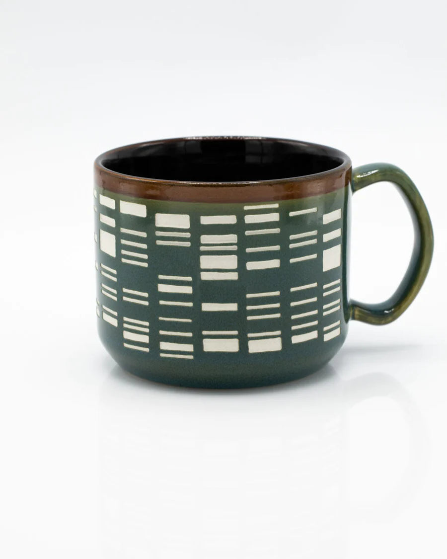 Mug Gel Electrophoresis (Hand carved)