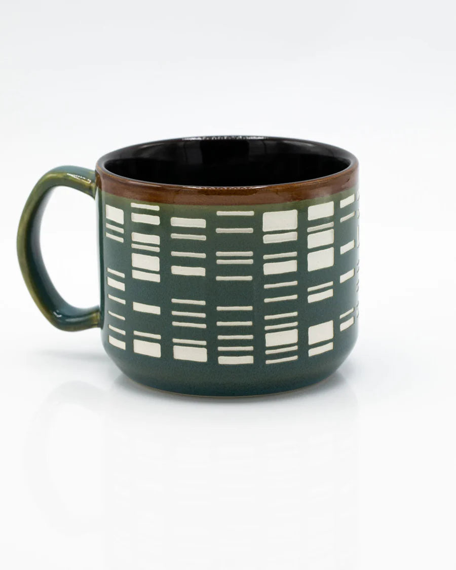 Mug Gel Electrophoresis (Hand carved)