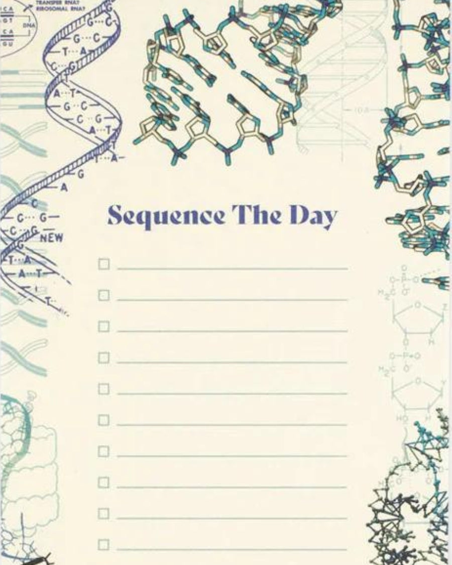 To-do list Genetics &amp; DNA - Sequence The Day
