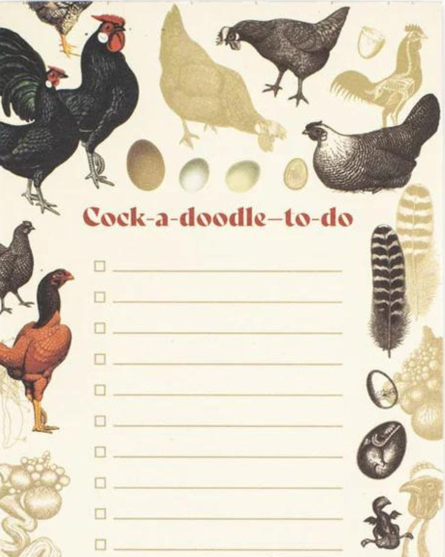 Chicken To-Do List - Cock-A-Doodle-To-Do