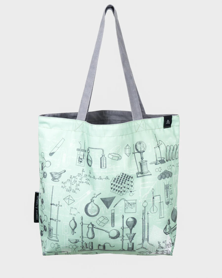 Shoulder bag "Chemistry lab" (green)