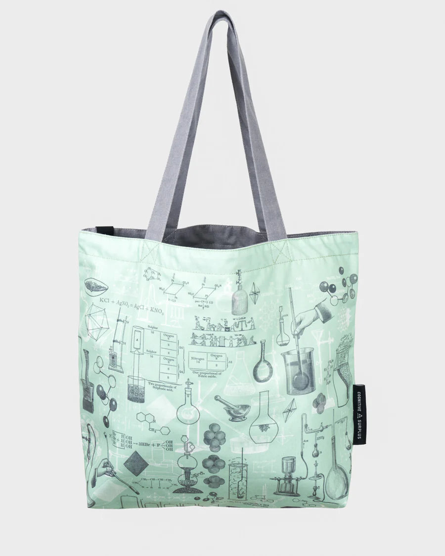 Shoulder bag "Chemistry lab" (green)