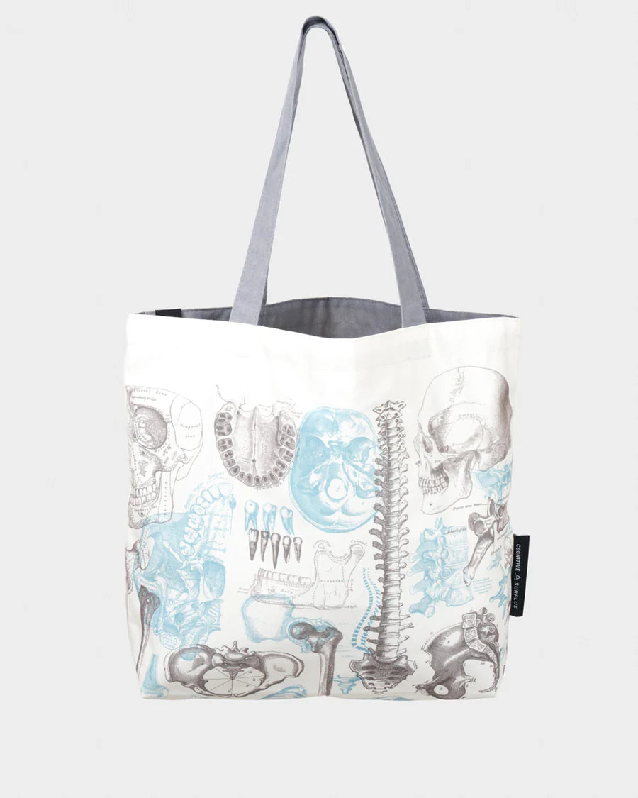 Shoulder bag skeleton (gray/blue)