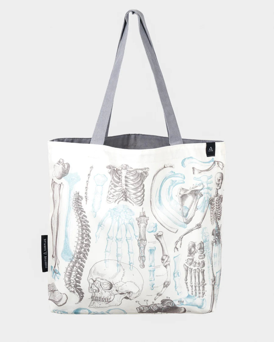 Shoulder bag skeleton (gray/blue)