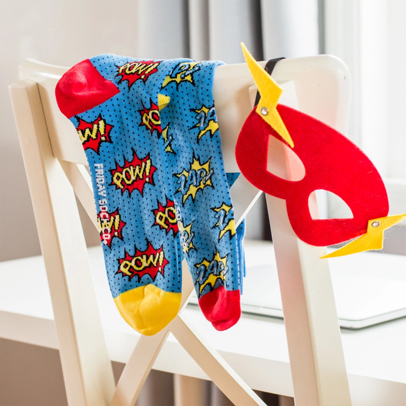 socks "Pow Zap"