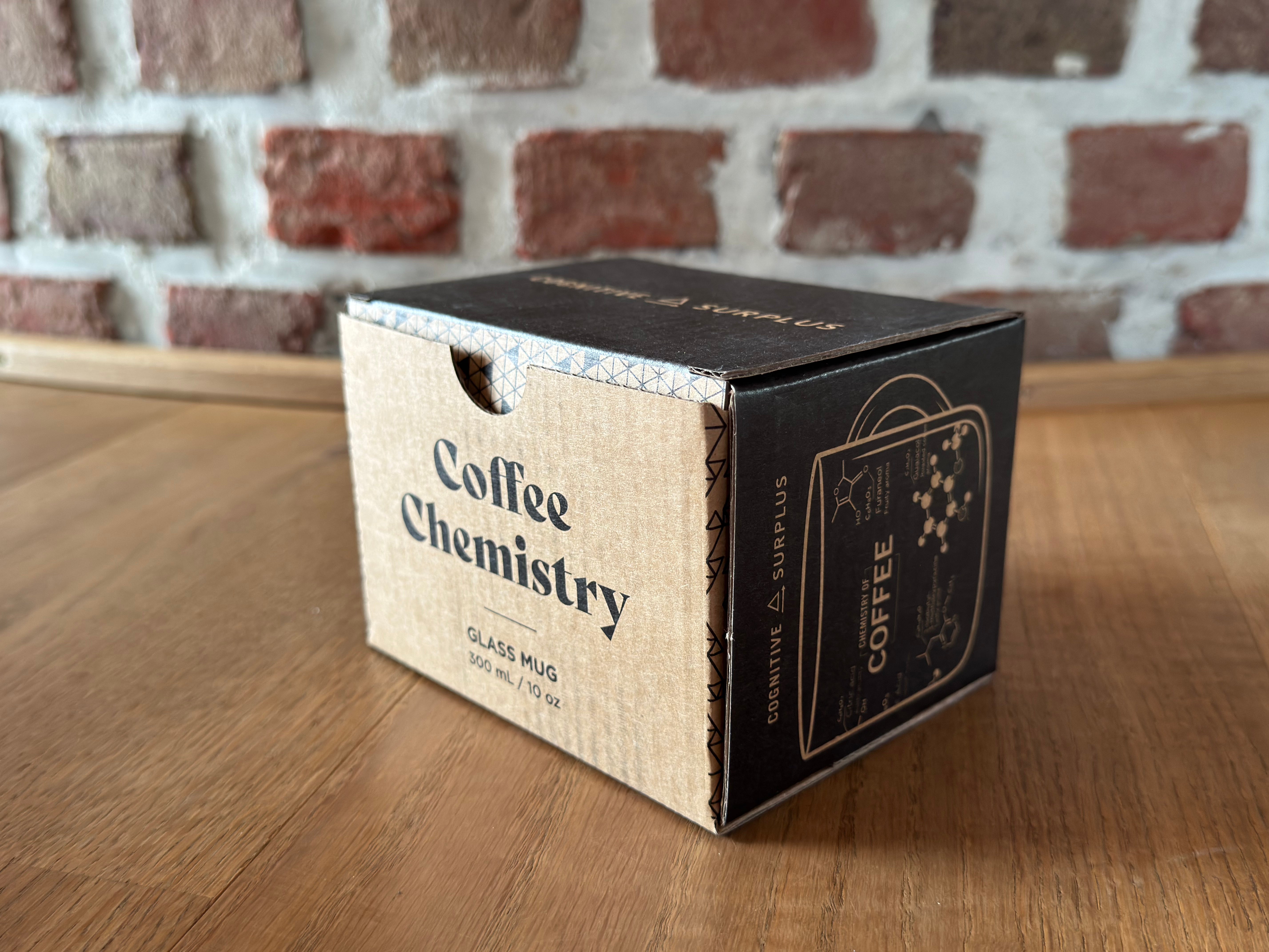 Glazen Mok “The Chemistry of Coffee”