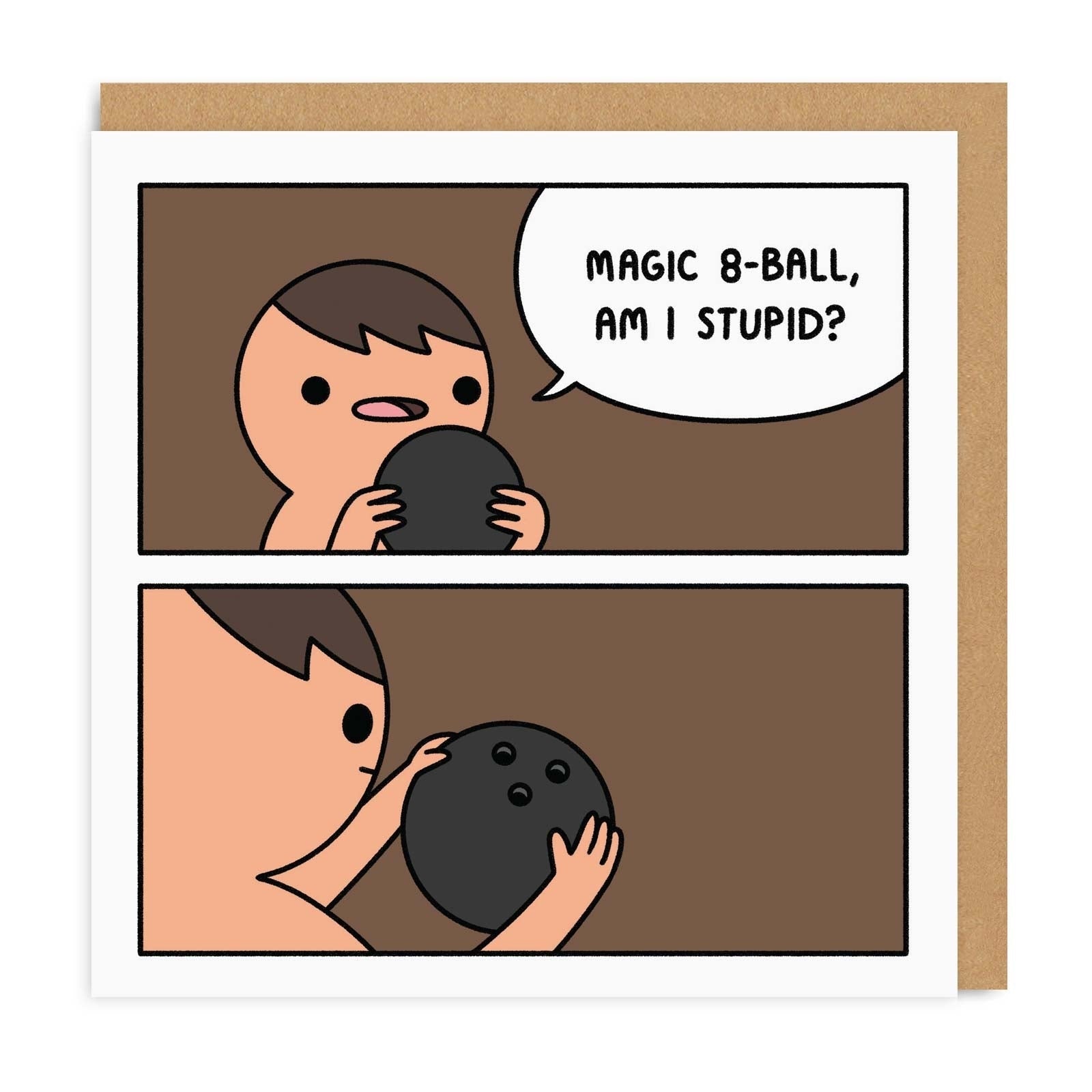 Greeting card "Magic 8 Ball" - Fairy Positron