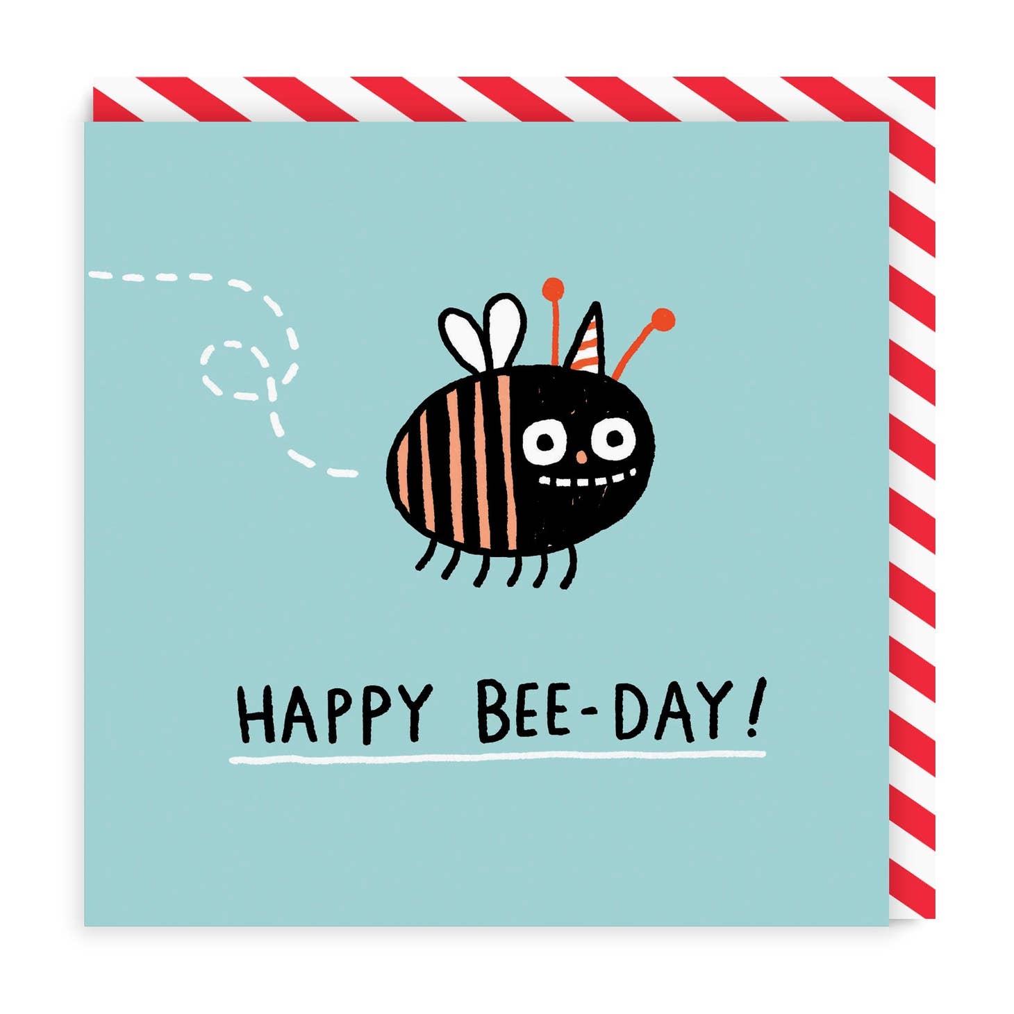 Wenskaart "Happe Bee Day" - Fairy Positron