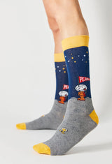 Sokken Snoopy on the Moon