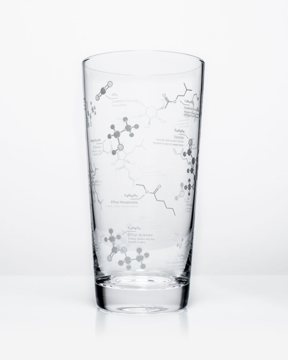 Beer glass "The science of beer" - Fairy Positron