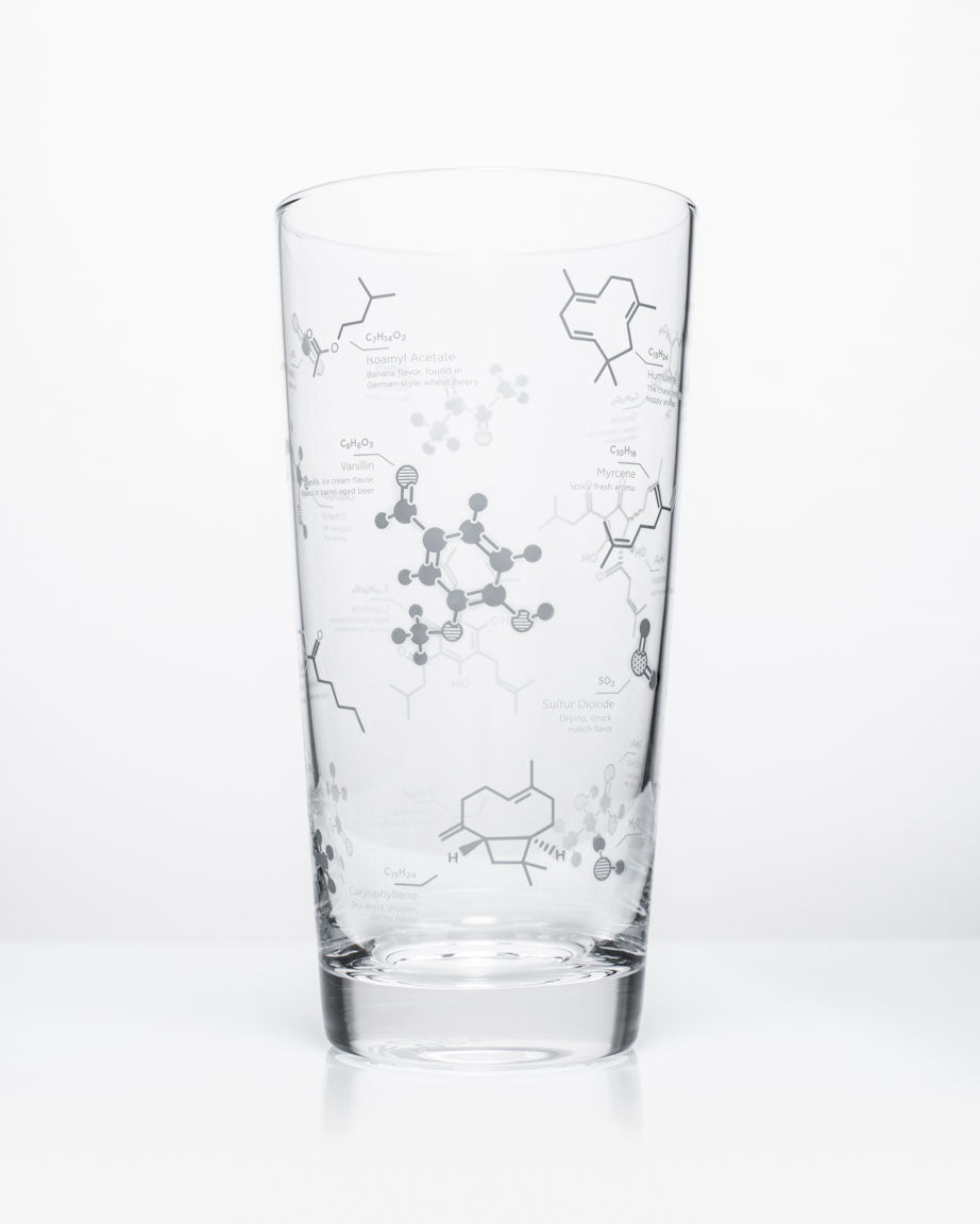 Beer glass "The science of beer" - Fairy Positron