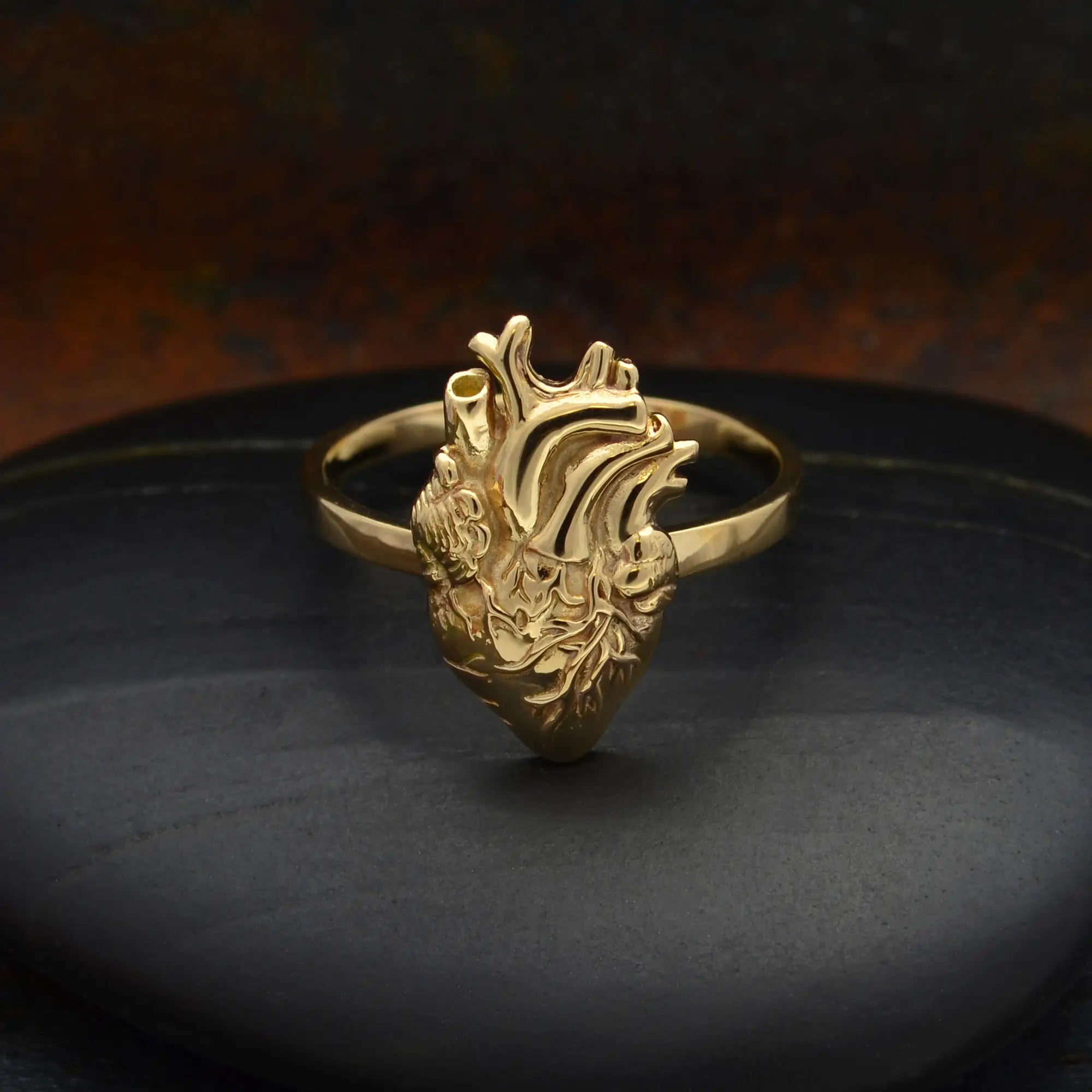 Bronzen ring anatomisch hart - Fairy Positron