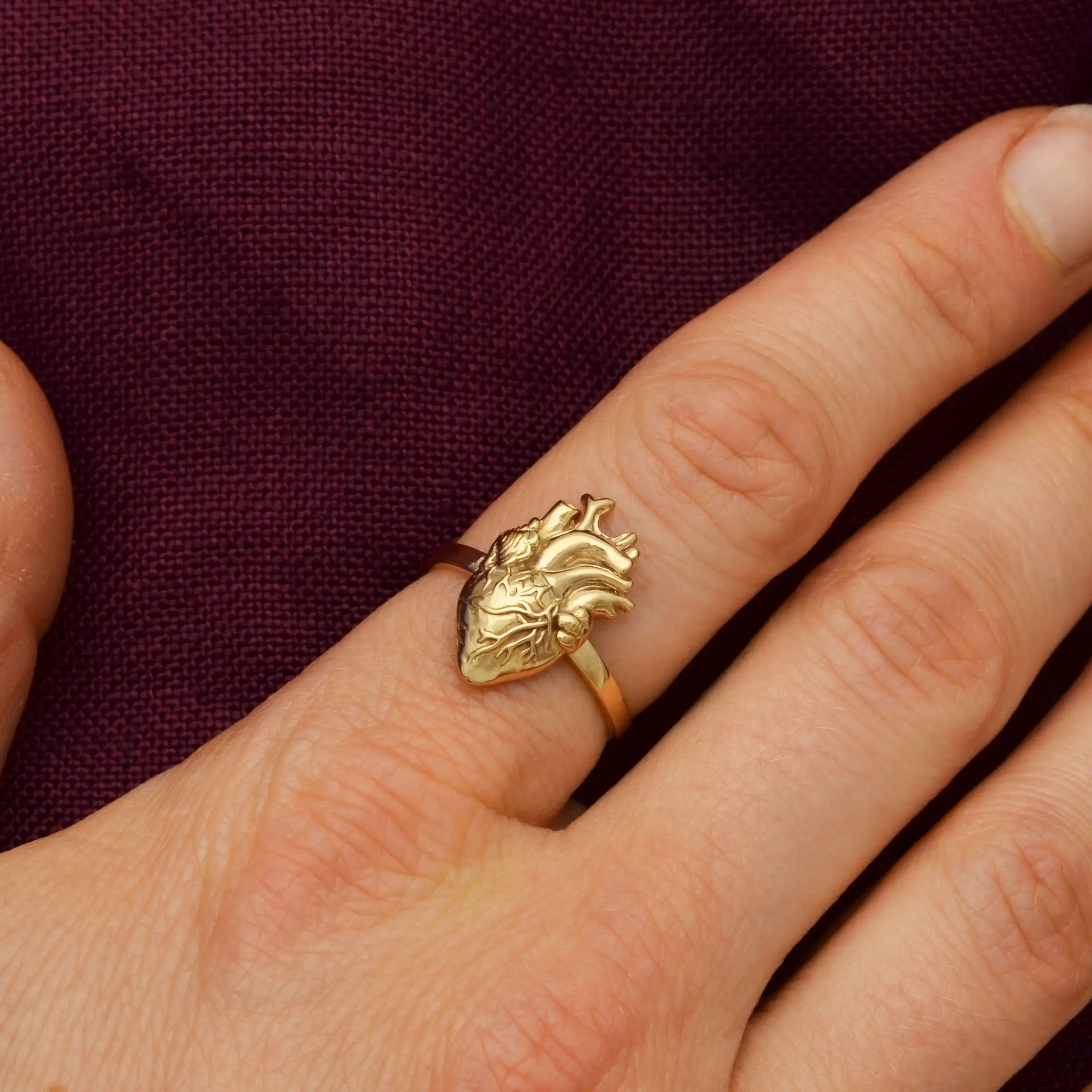 Bronzen ring anatomisch hart - Fairy Positron