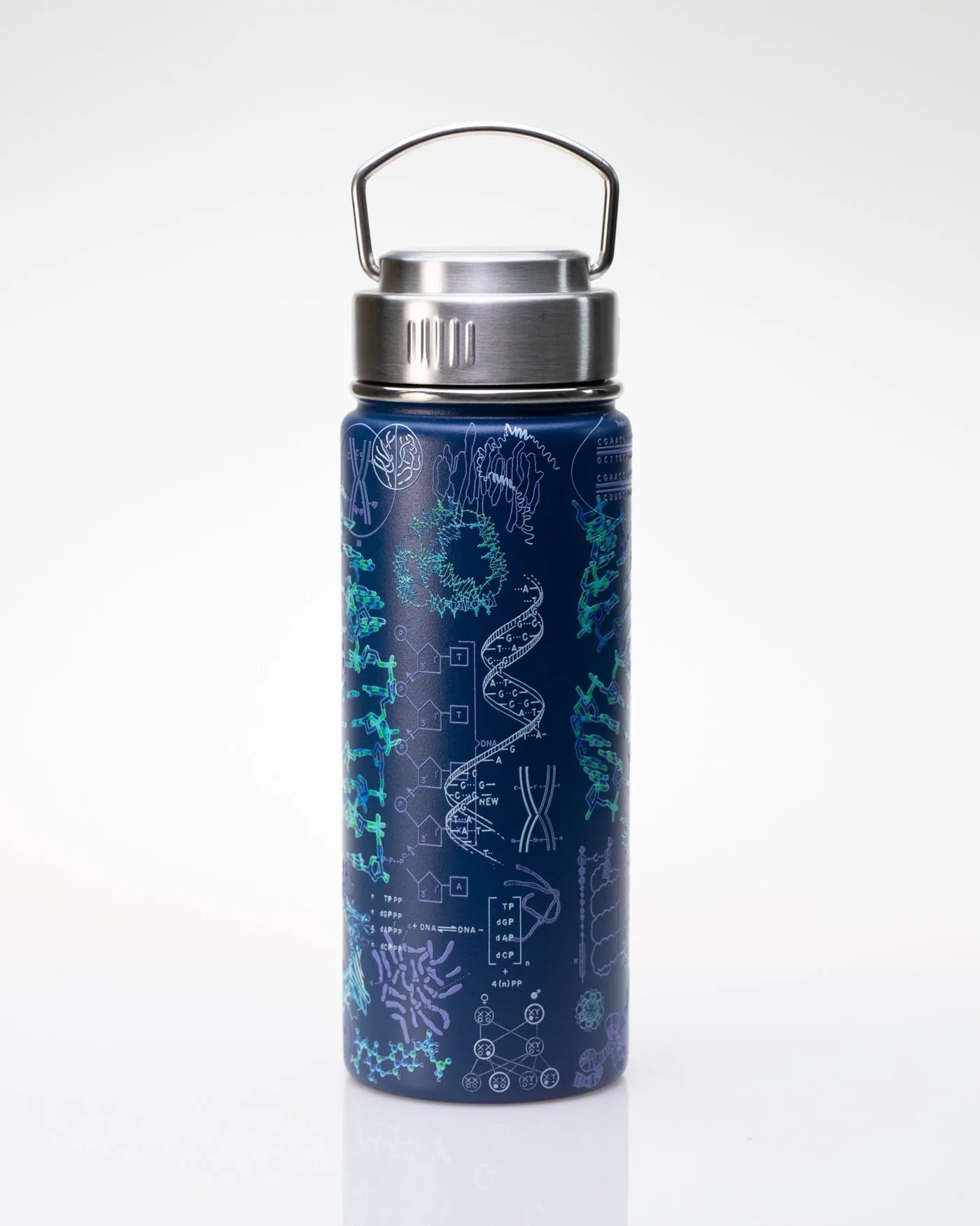 Drinking bottle/thermos DNA & genetics (550ml) - Fairy Positron