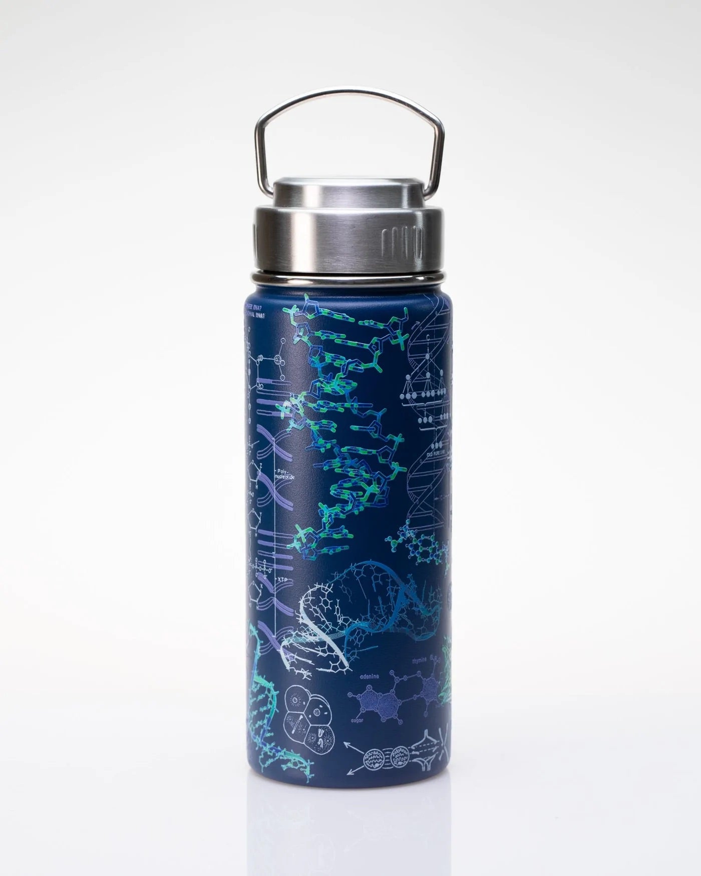 Drinking bottle/thermos DNA & genetics (550ml) - Fairy Positron