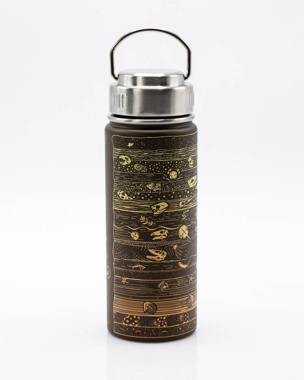 Drinkfles/thermos aardlagen/stratigrafie (550ml) - Fairy Positron