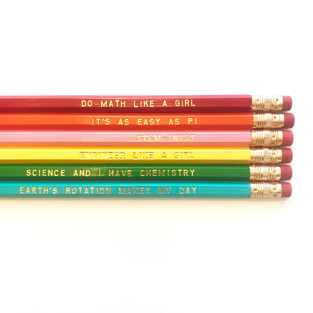 Pencil set Girls in STEM - Fairy Positron