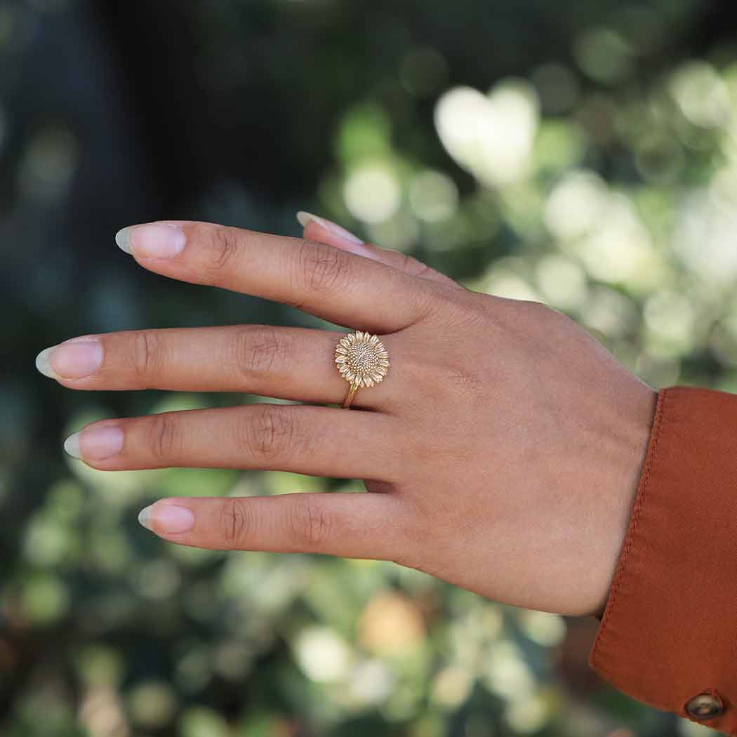 Bronze ring sunflower - Fairy Positron