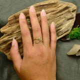 Bronzen ring roos - Fairy Positron