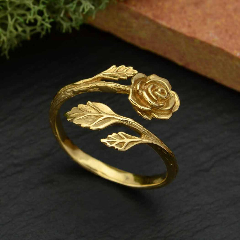 Bronzen ring roos - Fairy Positron