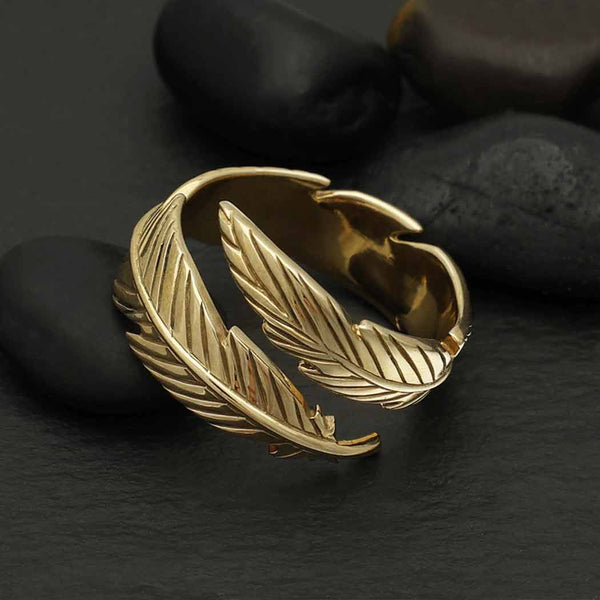 Bronzen ring veer - Fairy Positron