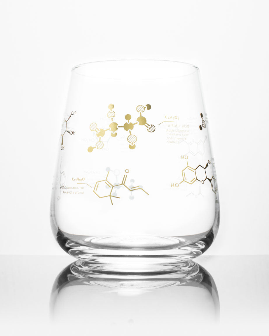 Wine glass "The science of wine" - Fairy Positron