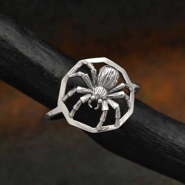 Zilveren ring spin - Fairy Positron