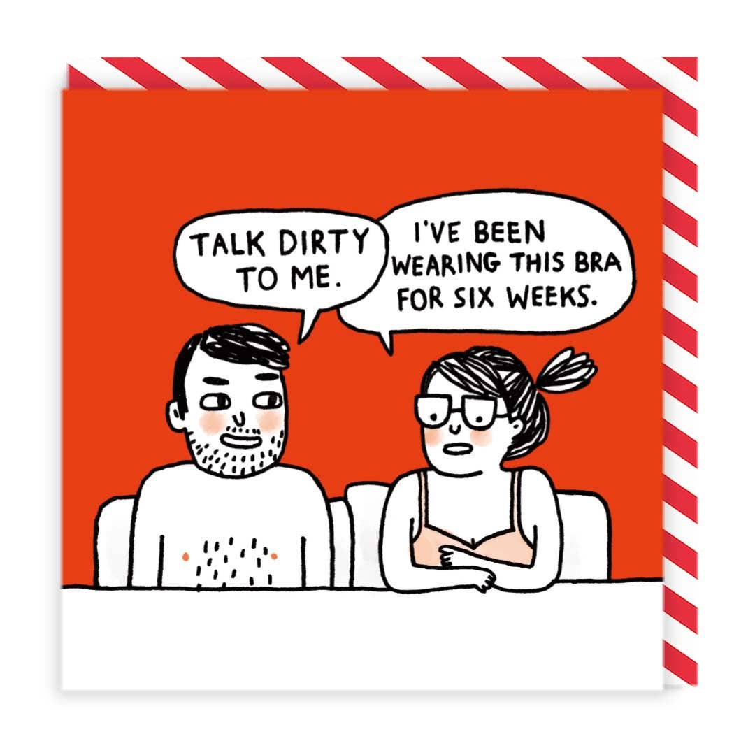 Greeting card "Talk dirty to me" -. Fairy Positron