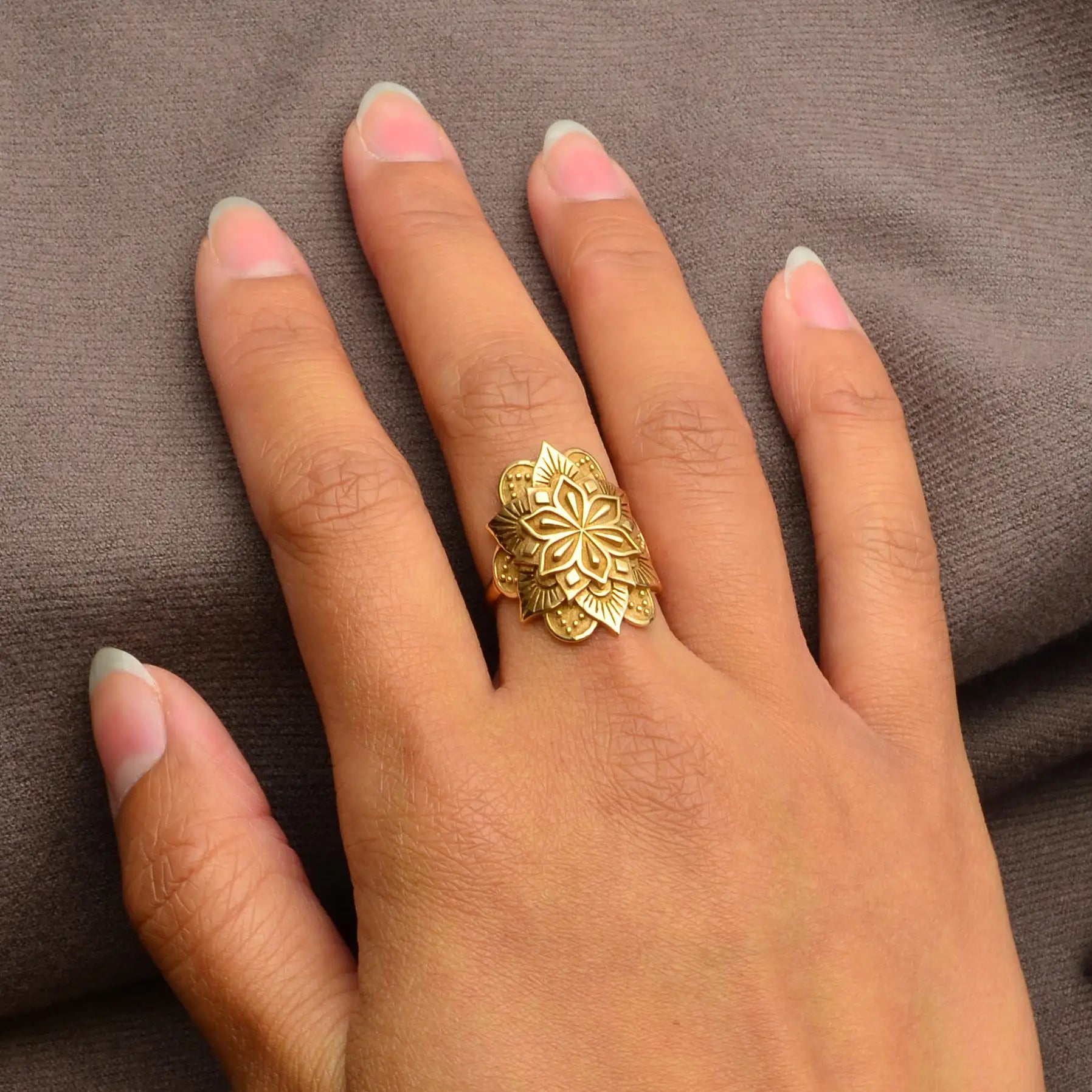 Bronzen ring mandala - Fairy Positron
