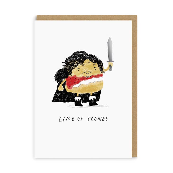 Greeting card "Game of scones" -. Fairy Positron