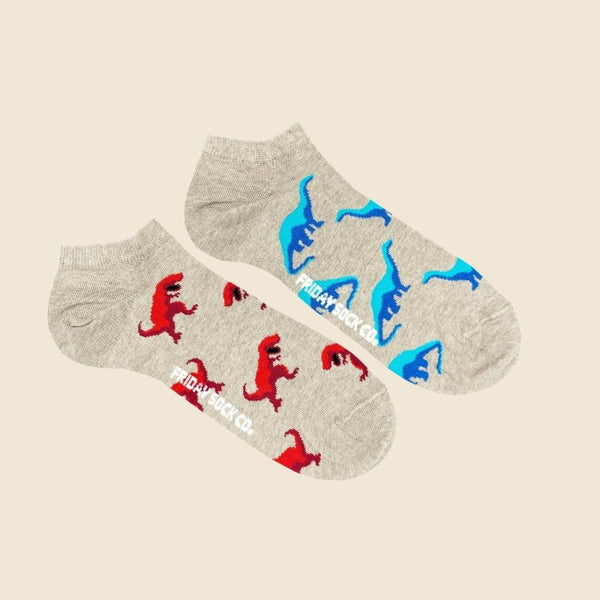 Enkelsokken T-rex & brontosaurus (40-44) - Fairy Positron