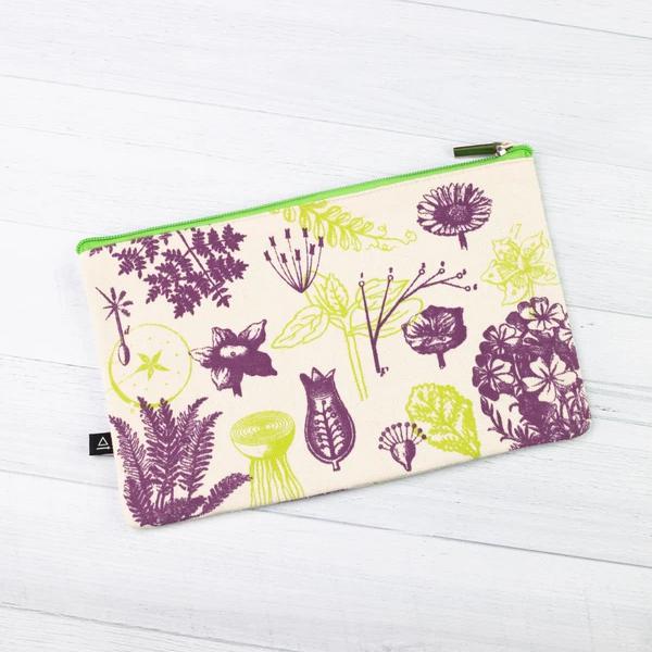 zip case botanical plants - Fairy Positron