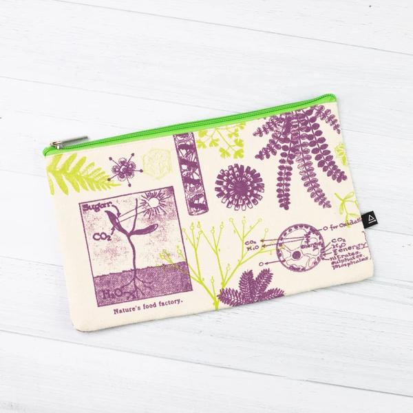 zip case botanical plants - Fairy Positron