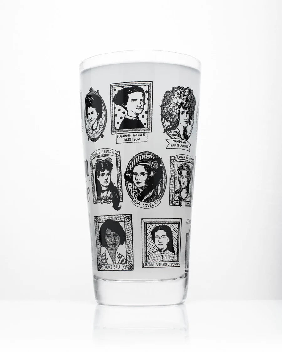 Beer glass "Great Women of Science" - Fairy Positron