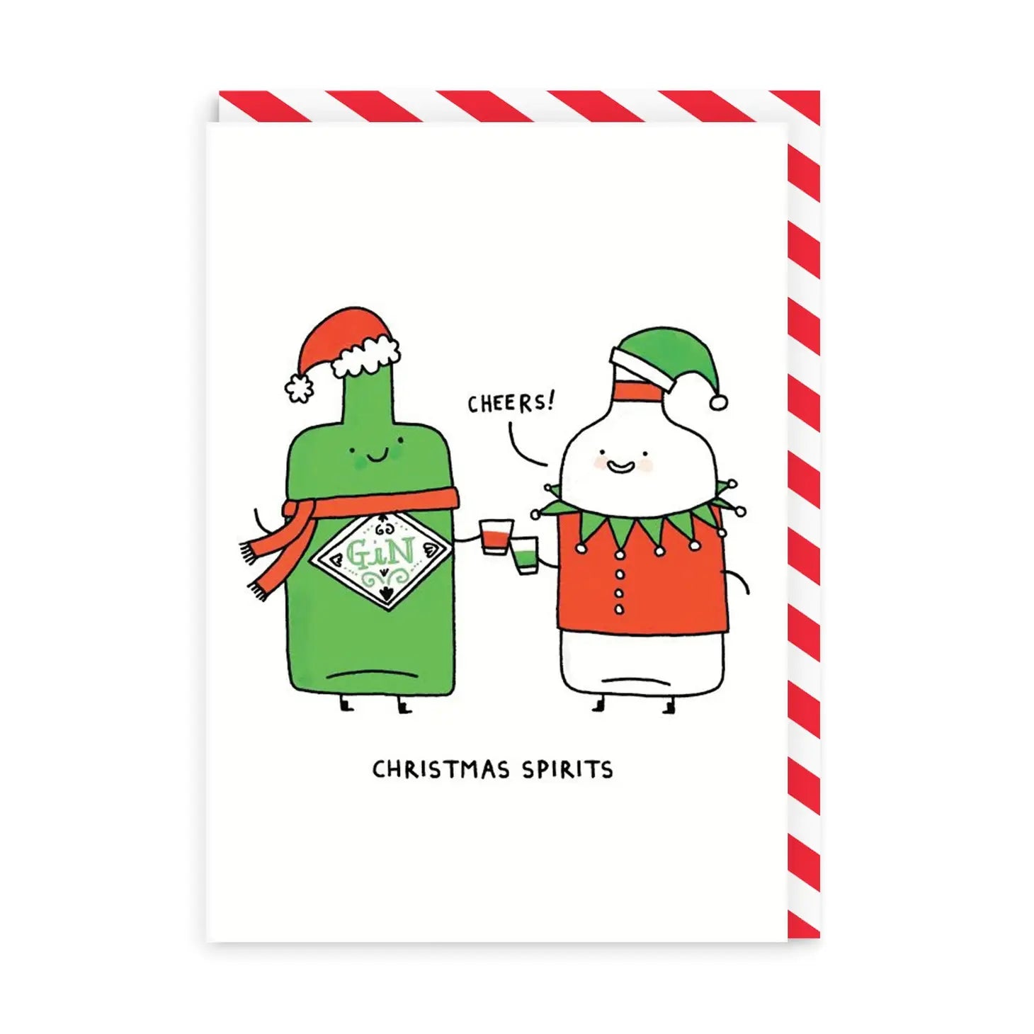 Greeting card Christmas "Christmas Spirits" -. Fairy Positron