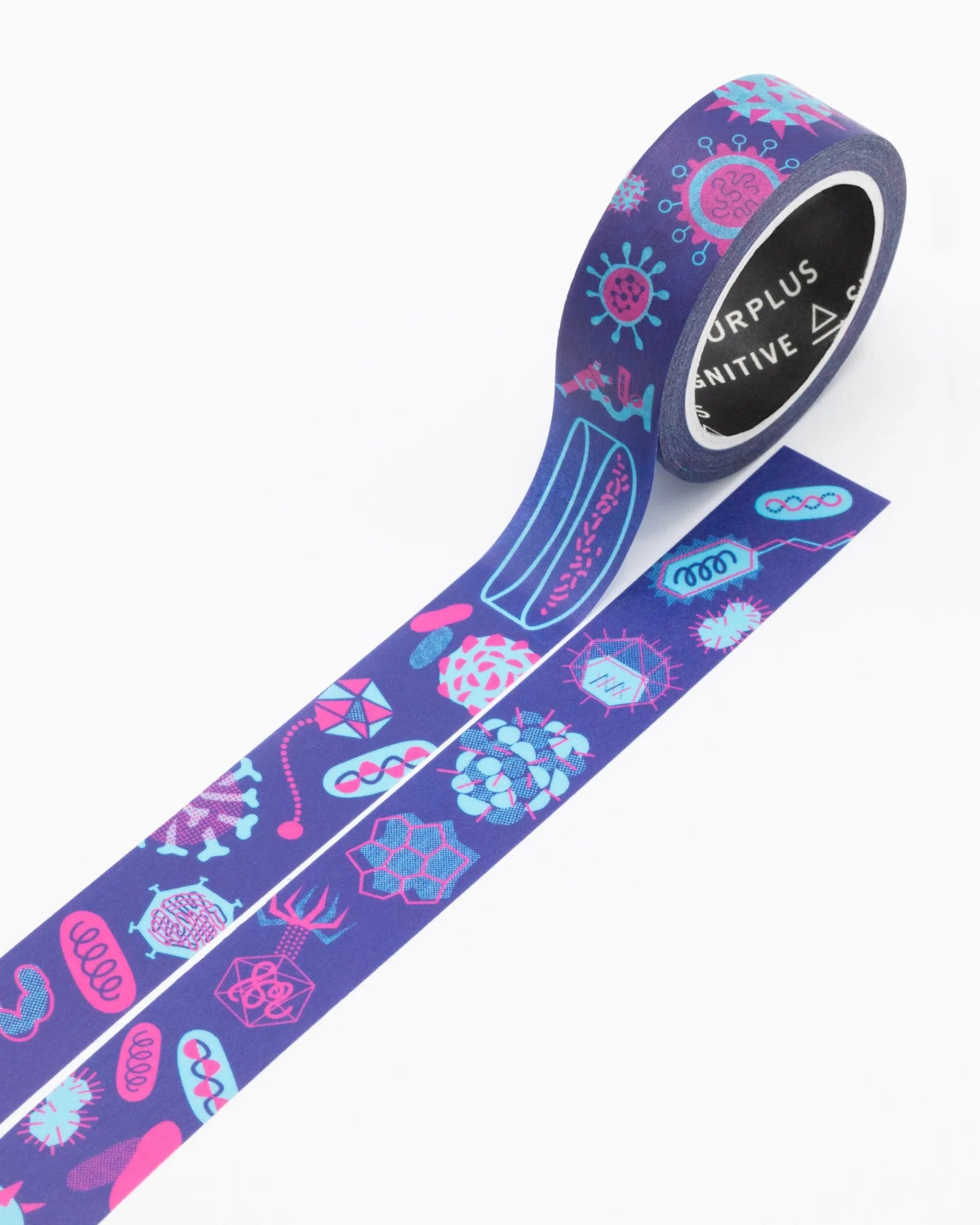 Washi tape retro microbiology - Fairy Positron