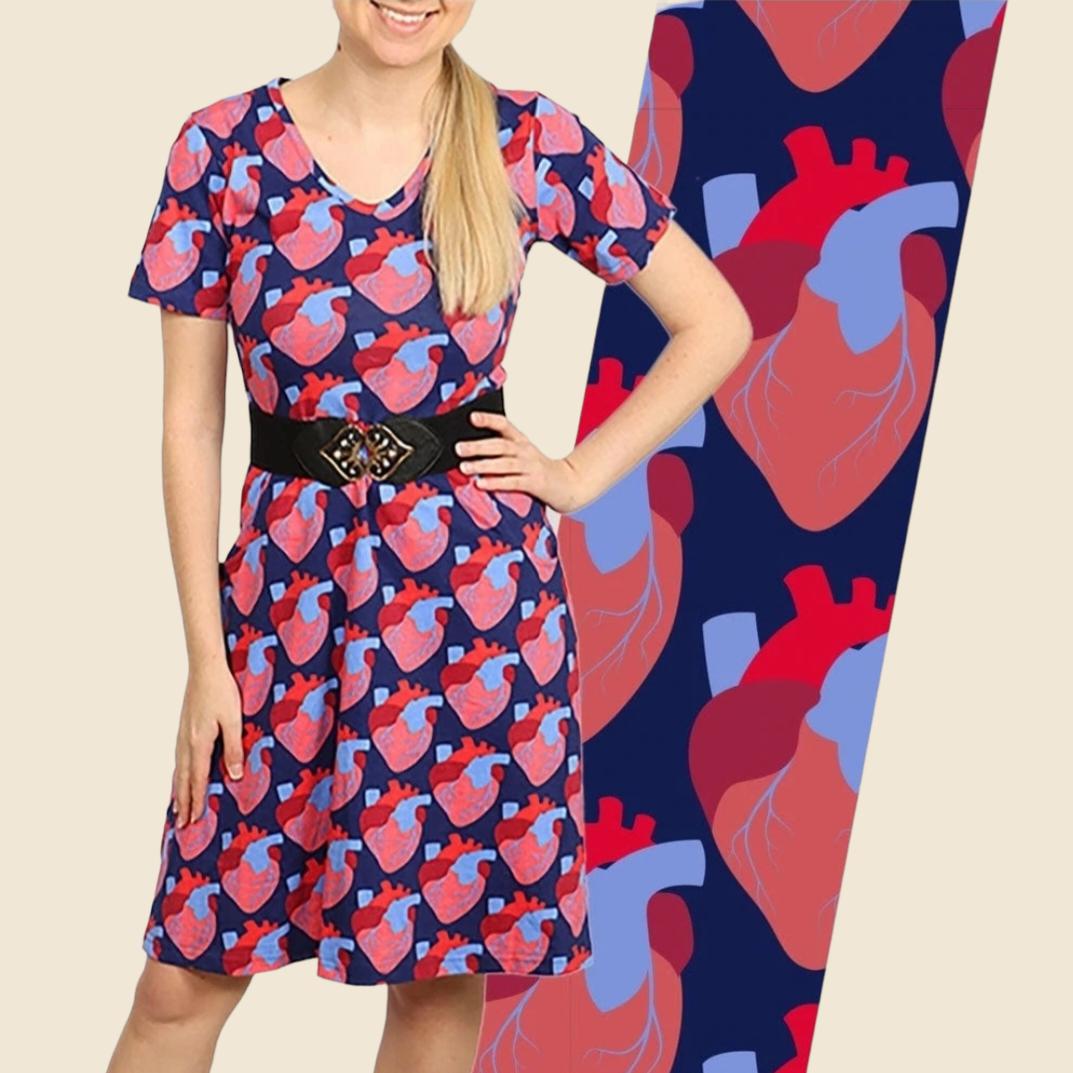 Katherine dress anatomical heart - Fairy Positron