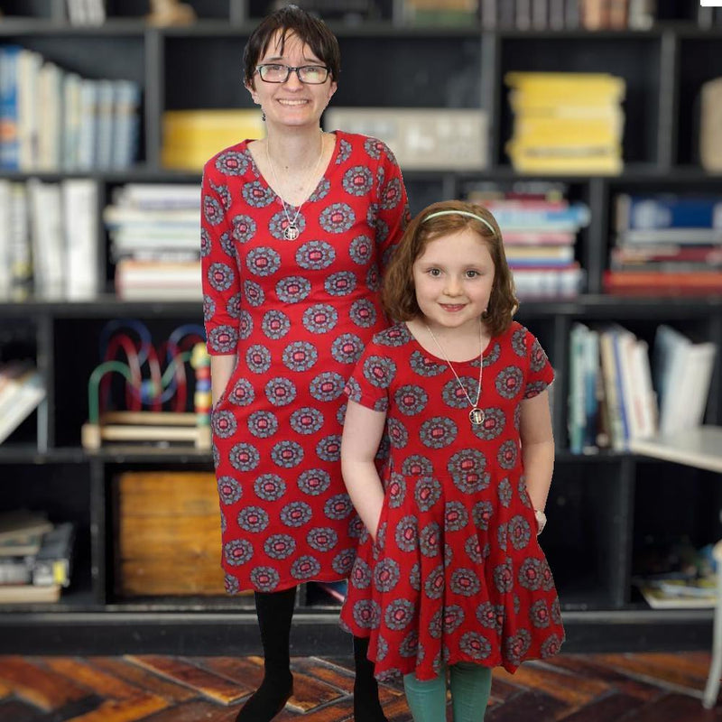 Kleedje + legging boekenmandala - Fairy Positron