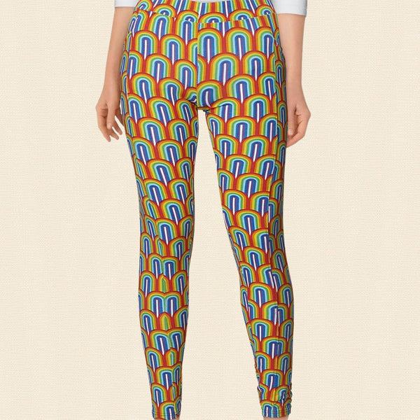Legging retro regenboog - Fairy Positron