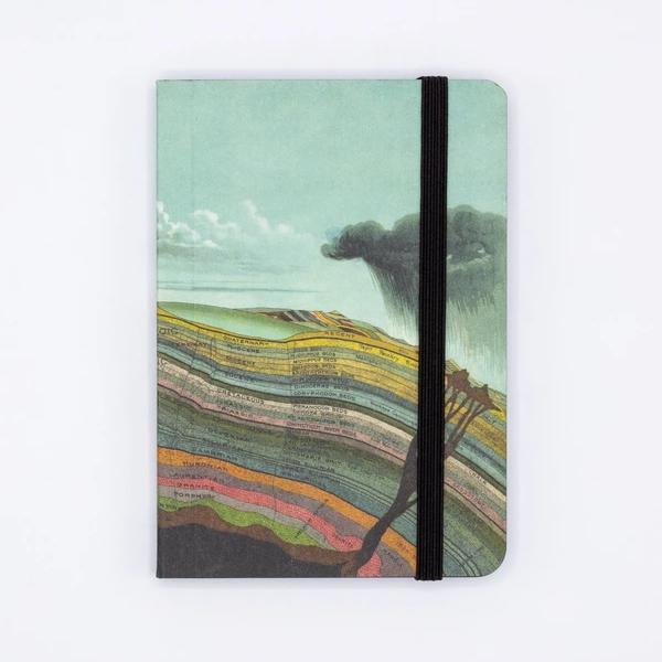 Mini-notitieboekje "Layers of Geologic History" - Fairy Positron